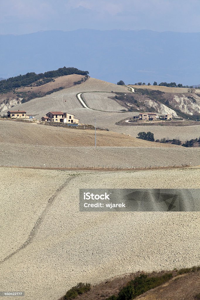 Creta Senesi-paisagem da Toscana - Royalty-free Agricultura Foto de stock