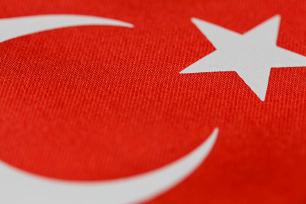 Bandera de Turquía - foto de stock