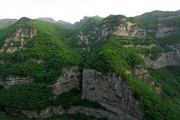 istock mountainous natural landscape in spring, North China 450425661