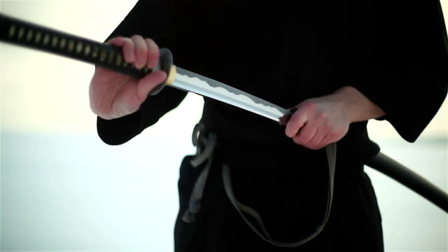 Samurai holding a sword