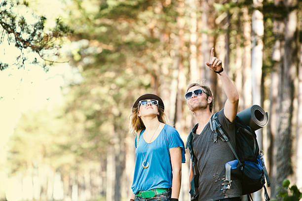 istock Young Couple Hiking 450436511