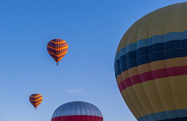 istock Hot Air balloon in morning 450436843