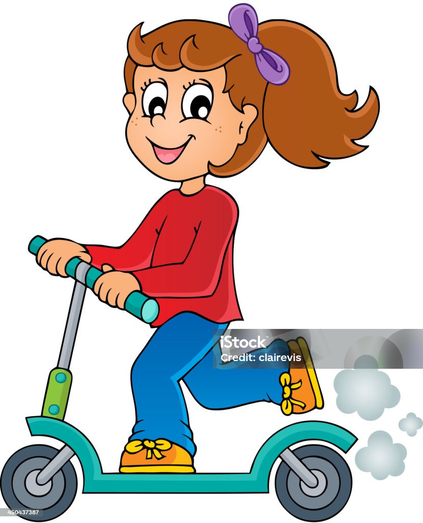 Les enfants jouer thème image 4 - clipart vectoriel de Activité libre de droits