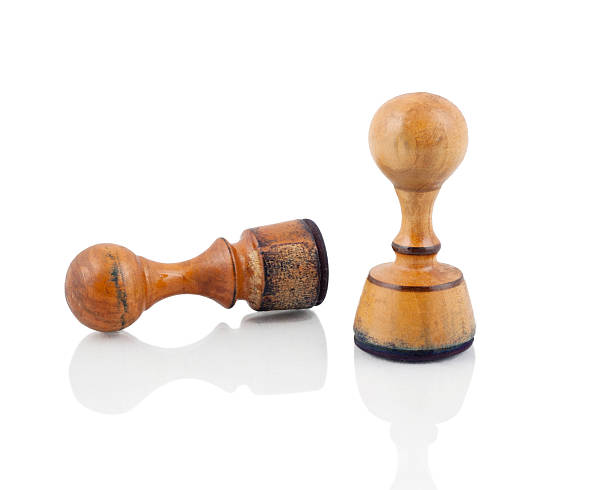 istock Two wooden stampers 450445615