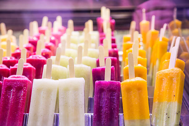 istock Frozen Fruit Juice Bars in a Market 450450261