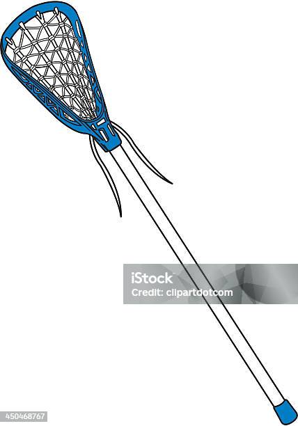 Lacrossestick Stock Vektor Art und mehr Bilder von Lacrosseschläger - Lacrosseschläger, Vektor, Blau