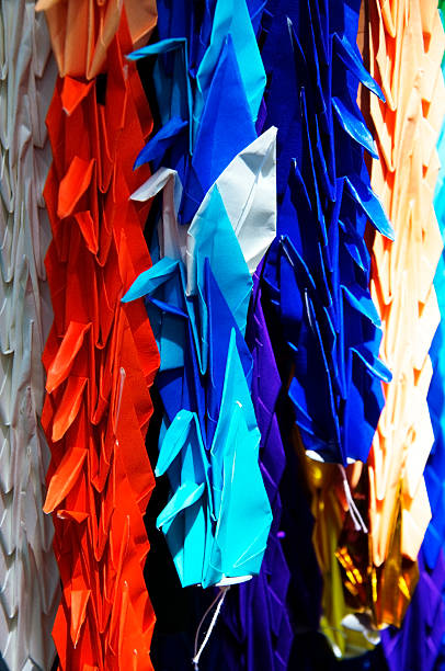 istock Thousand Origami Cranes Senbazuru 450469467