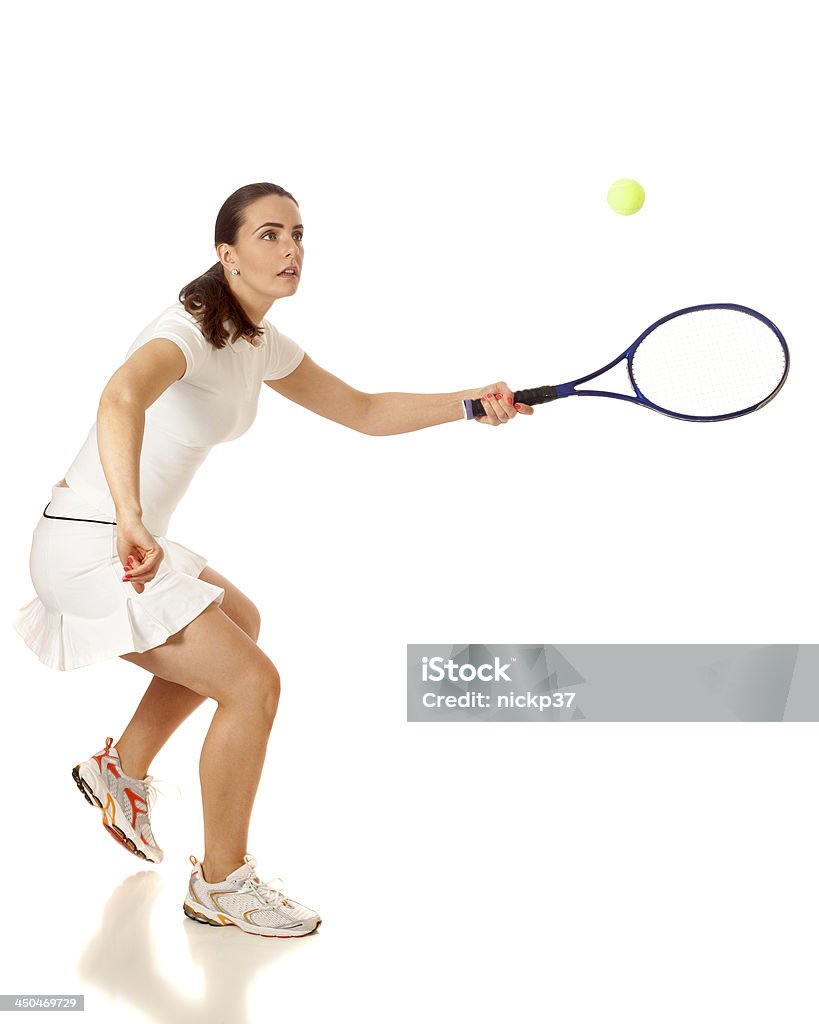 Tenis Player - Zbiór zdjęć royalty-free (Białe tło)