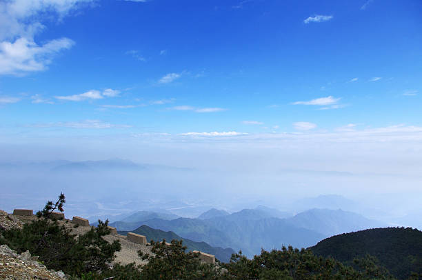 Chinese mountain scenery stock photo