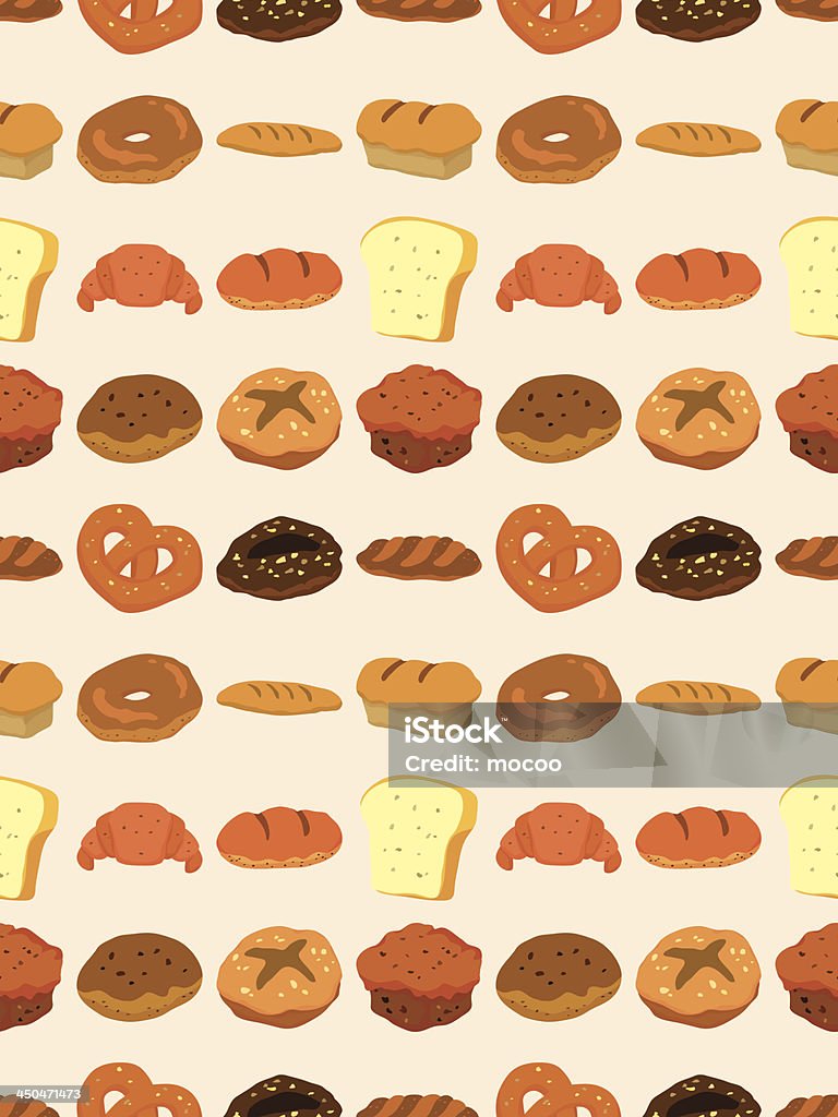 Bread Picture Pattern Seamless Bread Pattern Stock Illustration - Download Image Now - Bagel ...