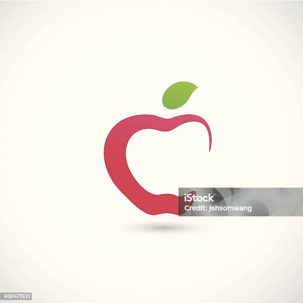 Ilustración de Icono De Apple y más Vectores Libres de Derechos de Alimento - Alimento, Comida gourmet, Comida sana