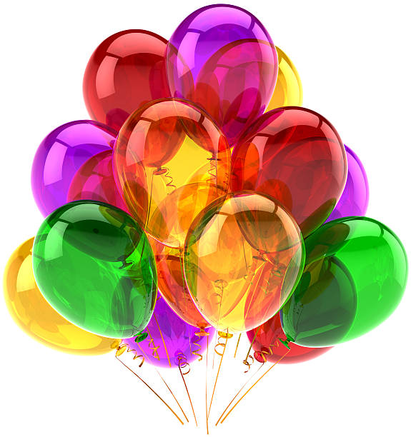 istock Balloons party birthday celebrate decoration multicolor 450474097