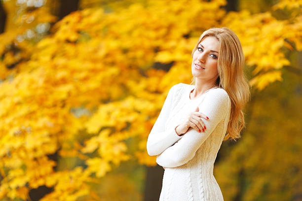 istock Autumn woman 450474553