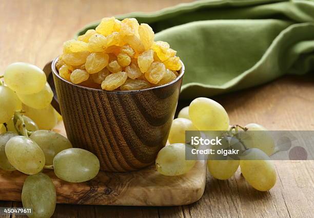 Dried White Grapes Stock Photo - Download Image Now - Bunch, Close-up, Dessert - Sweet Food