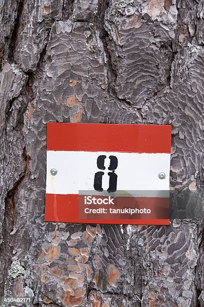 Trail Sign Plate Stock Photo - Download Image Now - Color Image, Full Frame, No People