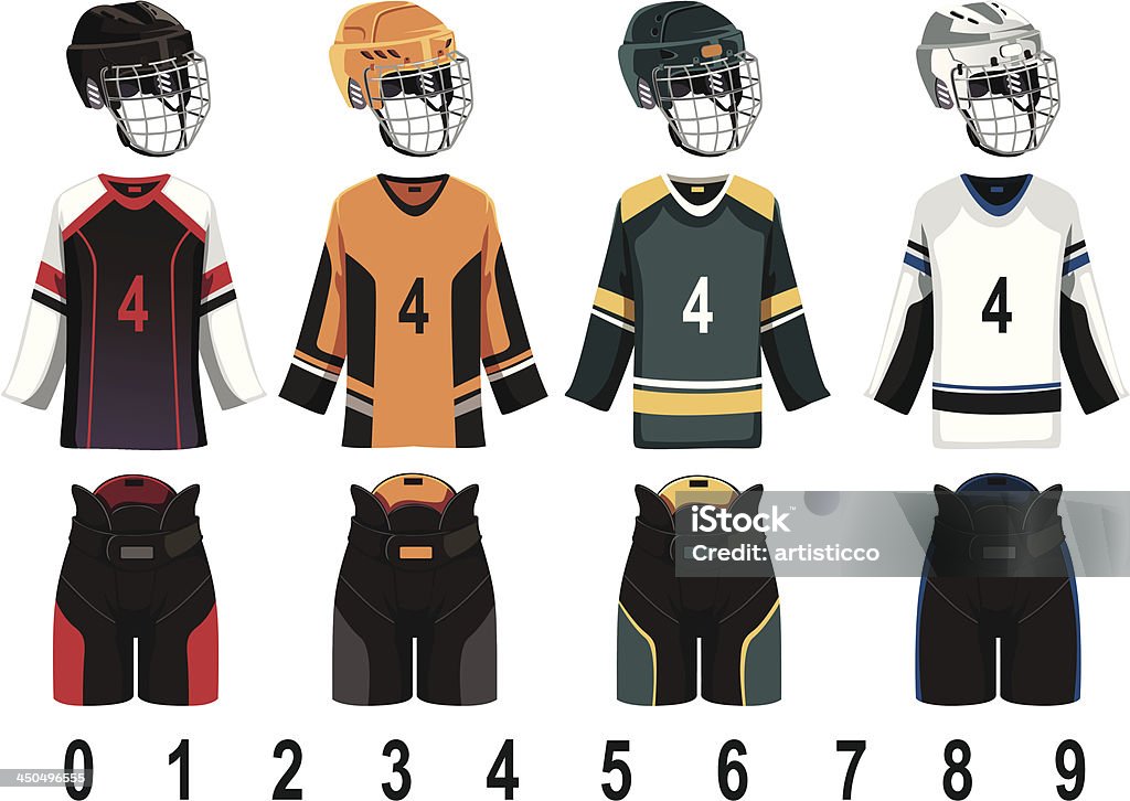 Koszulka Ice hockey - Grafika wektorowa royalty-free (Koszulka sportowa)