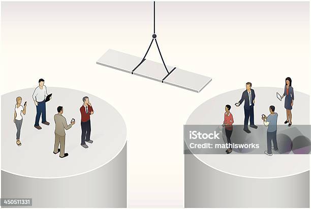 Bridging The Gap Illustration Stock Illustration - Download Image Now - Silo, Bridging The Gap, Business