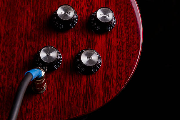 Guitar Close up stock photo
