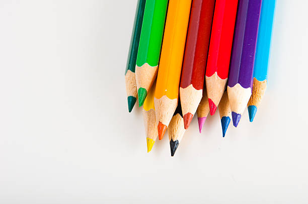 istock Vivid composition of color pencils 450517763