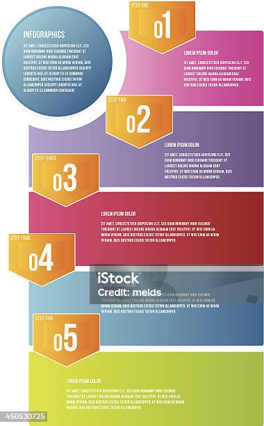 Infografiken Stock Vektor Art und mehr Bilder von Abstrakt - Abstrakt, Ankündigung, Blau