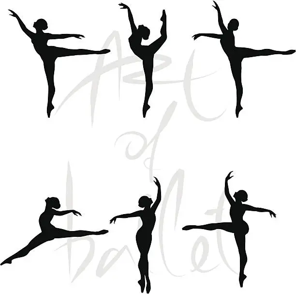 Vector illustration of Ballet Dancer