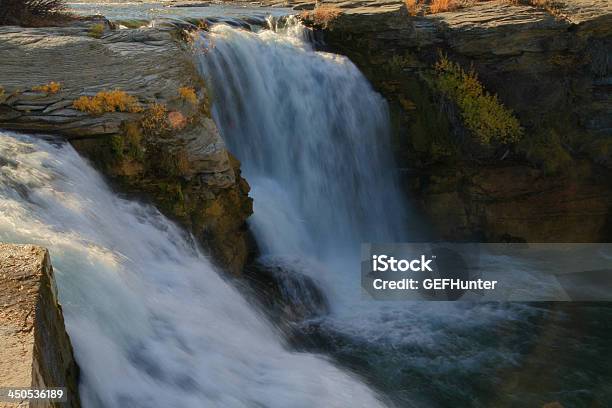 Lundbreck Falls Stock Photo - Download Image Now - Alberta, Beauty In Nature, Canada