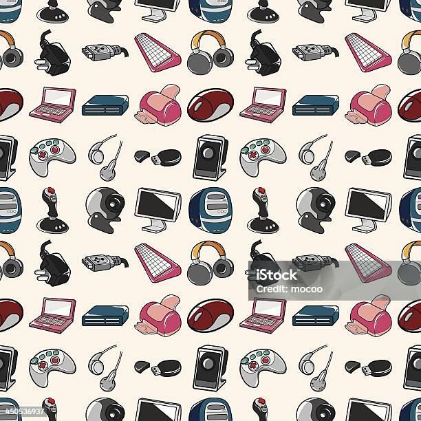 Random Patern Computer Seamless Computer Pattern Stock Illustration - Download Image Now ...