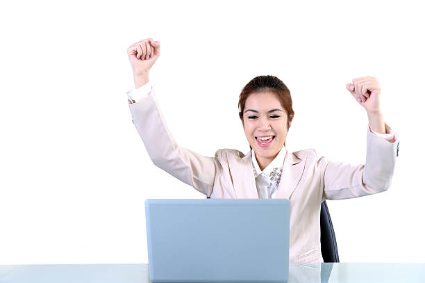 istock Happy Businesswoman 450536981