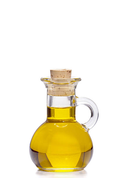 istock Small bottle of olive oil 450537179