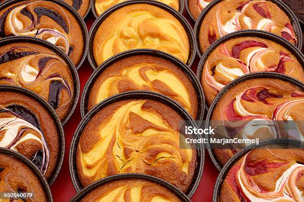 Summer Fruits Lemon And Strawberry Tarts Stock Photo - Download Image Now - Backgrounds, Baking, Bread