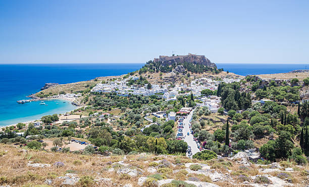 istock Lindos town in Rhodes, Greece 450540109