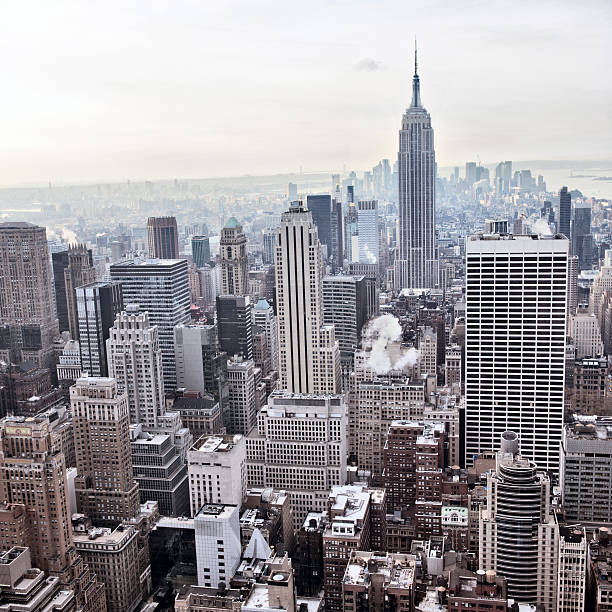 istock New York City skyline view from Rockefeller Center 450541275