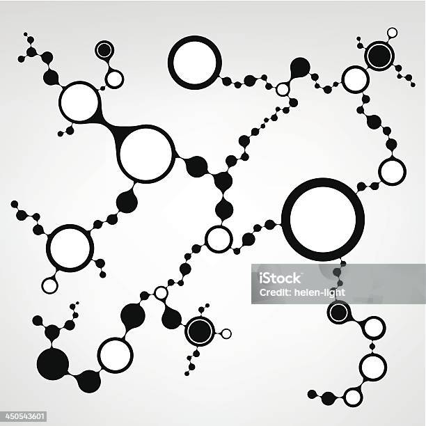 2 D Vector Fundo De Estrutura De Molécula De Dna - Arte vetorial de stock e mais imagens de Ampliação - Ampliação, Célula vegetal, ADN