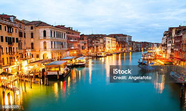 Canal Grande From Rialto Bridge Stock Photo - Download Image Now - Architecture, Blurred Motion, Building Exterior