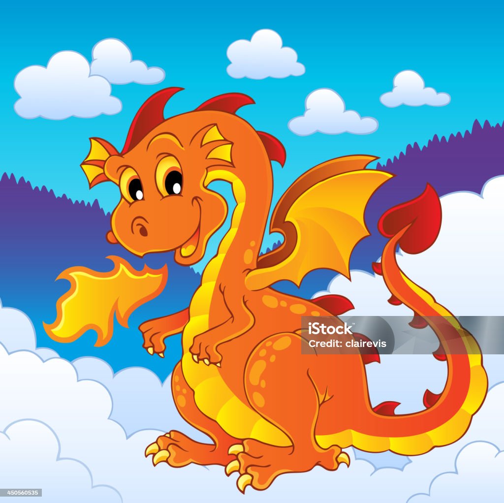 Dragon thème image 8 - clipart vectoriel de Abstrait libre de droits