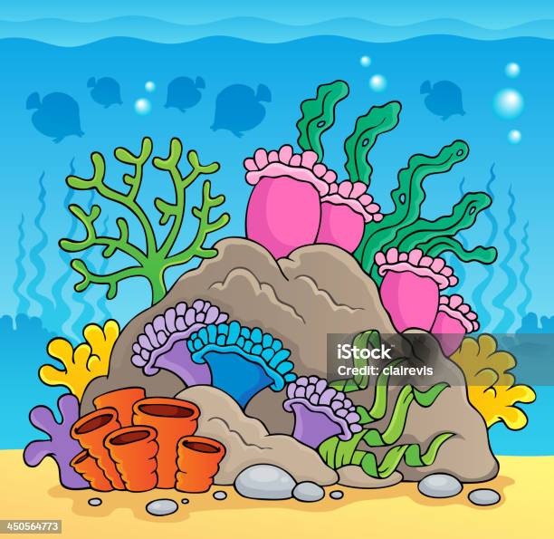 Ilustración de Coral Reef Tema Imagen 2 y más Vectores Libres de Derechos  de Agua - Agua, Anémona marina - Cnidario, Arrecife - Fenómeno natural -  iStock