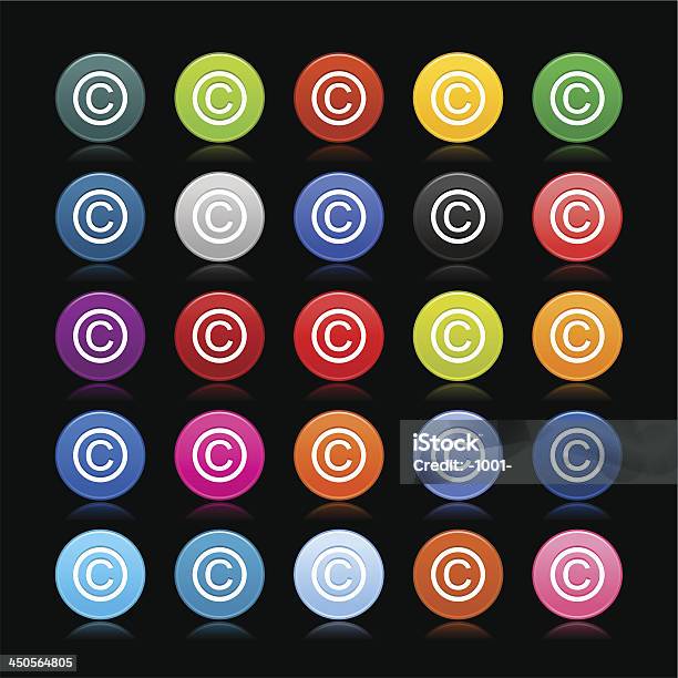 Copyrightkreissymbol Web Und Internet Stock Vektor Art und mehr Bilder von Abmachung - Abmachung, Abzeichen, Bedienungsknopf
