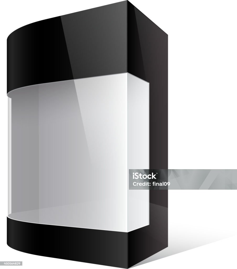 Box With Rounded Corners Empty Black Box With Rounded Corner Stock Illustration - Download Image Now ...