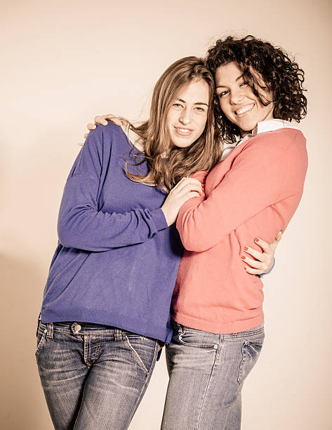 istock Two Beautiful Women Together 450566217