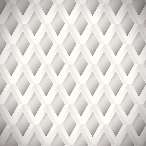 White geometric background vector art illustration