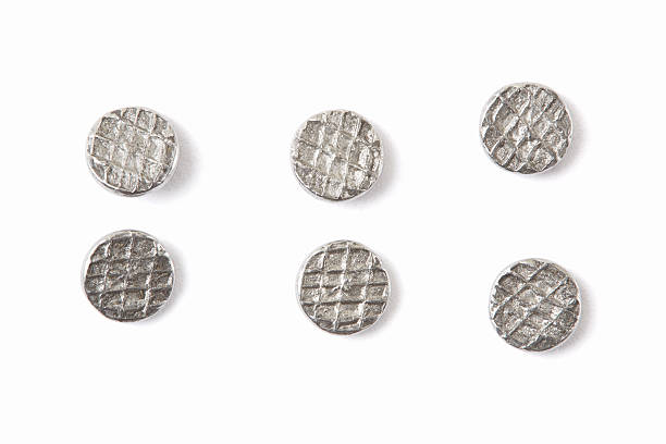 istock Metal nail heads collection 450570623