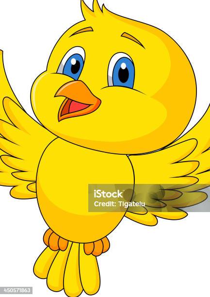 Cute Bird Cartoon Flying Stock Illustration - Download Image Now - Animal, Bird, Cartoon