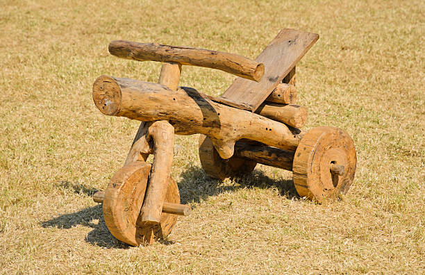 istock Wooden bicycle toy 450576459