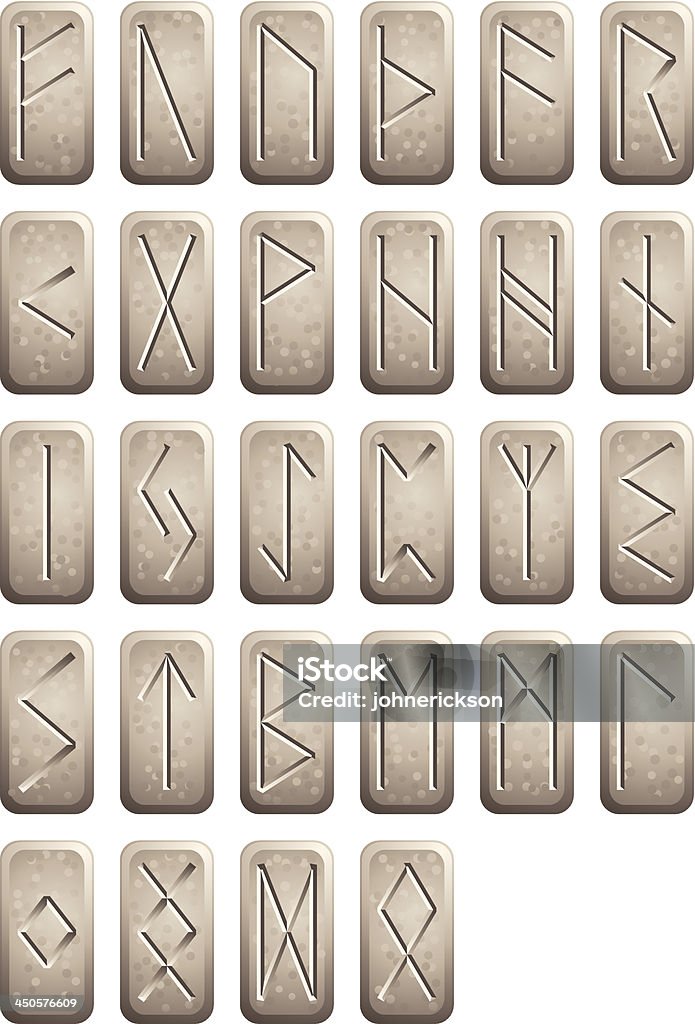 Smooth Rune Stones Stock Illustration - Download Image Now - Ancient,  Ancient History, Anglo-Saxon - iStock
