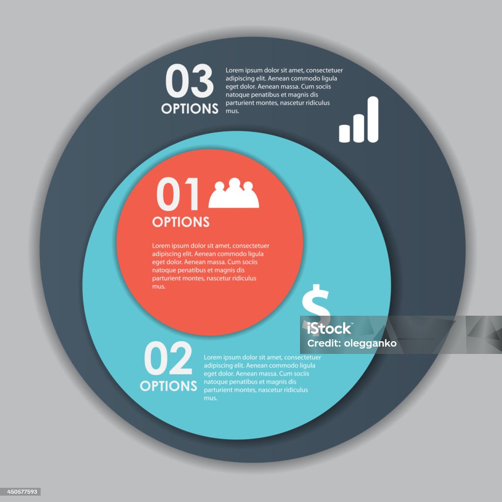 Computer generierte Bild von infographic template - Lizenzfrei Dessertpasteten Vektorgrafik