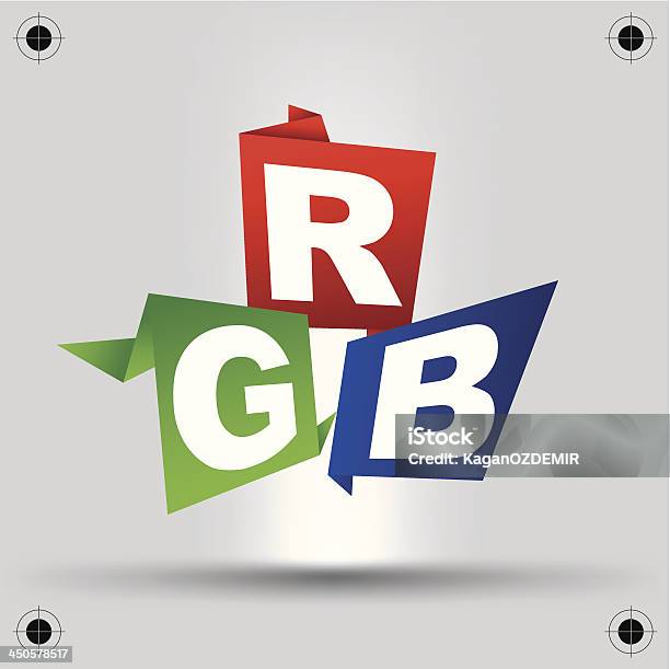 Rvb Lettres Design Art Image Vecteurs libres de droits et plus d'images vectorielles de Abstrait - Abstrait, Amélioration, Art