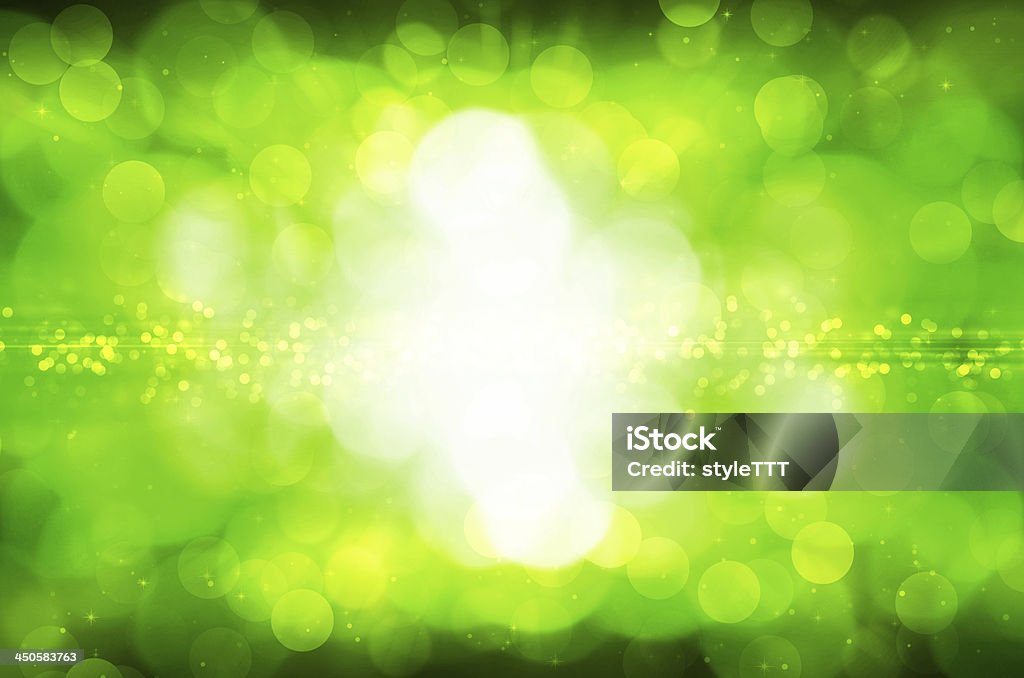 abstract green fondo bokeh - Ilustración de stock de Abstracto libre de derechos