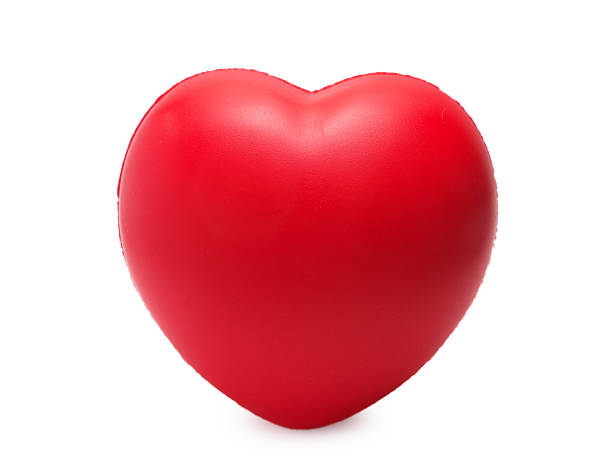 istock red sponge with heart shape isolated on white 450584461