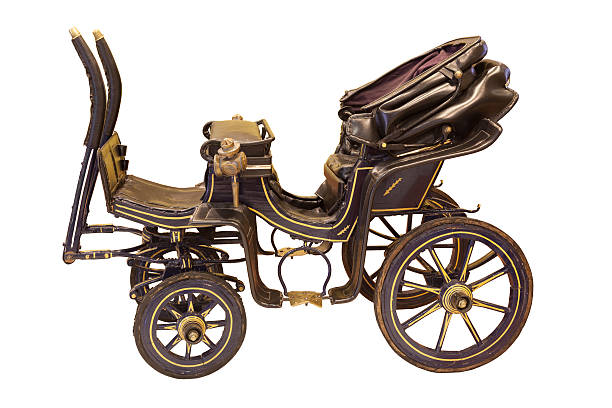 istock vintage horse carriage for children 450584751