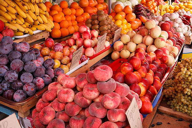 istock Lot of different fruits 450584967